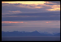 Roadside scenery south of Anchorage, Alaska.