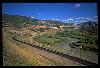 The road from Salt Lake City towards Moab, Utah.