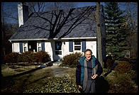 Dad in front of 6407 Dahlonega Road