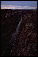 Canyon of the Rio Grande, near Taos, New Mexico