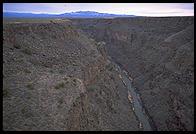 Canyon of the Rio Grande, near Taos, New Mexico