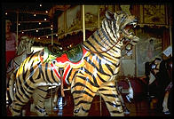 The Kit Carson Carousel, one of the few tourist attractions along I-70 in the flat portion of Colorado