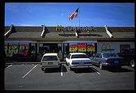 A Mcdonald's restaurant serving espresso