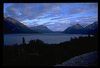View from the highway heading south to Skagway, Alaska.