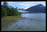 The glacier in Juneau, Alaska