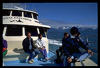 Eric and Jody on our cruise ship in Kenai Fjords National Park (Alaska).