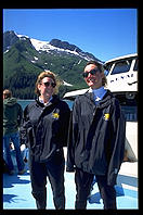 Girls working on the Kenai Explorer cruise ship that takes tourists around Kenai Fjords National Park