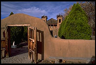 Exterior of the church in Chimayo, New Mexico