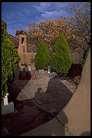 Exterior of the church in Chimayo, New Mexico