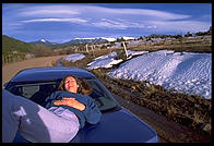 Karen on the Taurus.  New Mexico.
