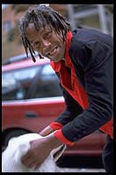 Alex and a Rasta Guy