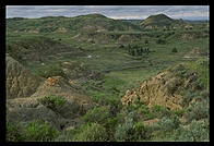 The Badlands of North Dakota, near/in Theodore Roosevelt National Park