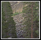 Devils' Postpile.  Mammoth, California