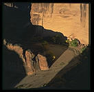 Sunrise at Canyon de Chelly (northeast Arizona).