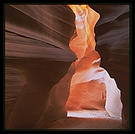 Near the entrance to The Corkscrew, a slot canyon on the Arizona/Utah border, near the Glen Canyon Dam