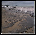 Coming up to the Moeraki Boulders on the east coast of the South Island of New Zealand