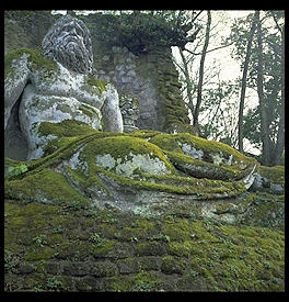 Parco dei Mostri.  Bomarzo, Italy.