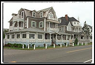 Hotel on the water in Oak Bluffs, Martha's Vineyard, Massachusetts