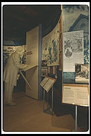 Exhibits just before entering the Wayside