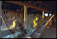Amish hayloft.  Pennsylvania 1995.