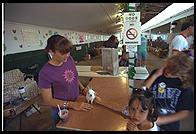 Bunny rabbit at the New Jersey State Fair 1995.  Flemington, New Jersey.