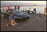 Acura NSX on the Pier.  Santa Barbara, California.