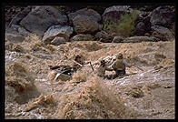 Reenactment of Powell's trip. Lava Falls. Grand Canyon National Park. August 1999.