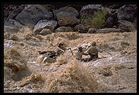 Reenactment of Powell's trip.  Lava Falls.  Grand Canyon National Park.  August 1999.