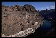 Hoover Dam. Arizona/Nevada border.