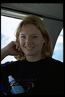 Eve Andersson on Air Vegas flight to Grand Canyon