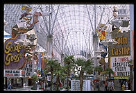 Downtown Las Vegas (Fremont Street) by day.