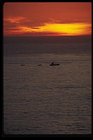 Sunset.  Big Sur, California.