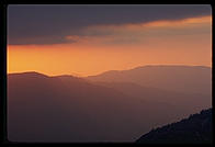 Sunset.  Kings Canyon National Park, California