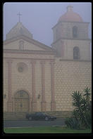 Acura NSX-T at Mission Santa Barbara (California).