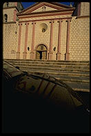 Acura NSX-T at Mission Santa Barbara (California).