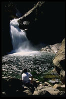 Waterfall. Kings Canyon National Park, California