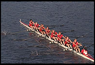 Head of the Charles Regatta, Sunday, October 18, 1998.  From the footbridge to Harvard Business School