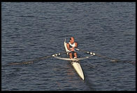 Head of the Charles Regatta, Sunday, October 18, 1998.  From the footbridge to Harvard Business School