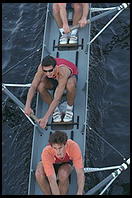 Head of the Charles Regatta, Sunday, October 18, 1998.  From the footbridge to Harvard Business School