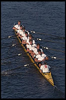 Head of the Charles Regatta, Sunday, October 18, 1998.  From the footbridge to Harvard Business School