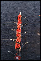 Head of the Charles Regatta, Sunday, October 18, 1998.  From the footbridge to Harvard Business School