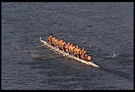 Head of the Charles Regatta, Sunday, October 18, 1998.  From the footbridge to Harvard Business School