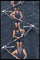 Head of the Charles Regatta, Sunday, October 18, 1998.  From the footbridge to Harvard Business School