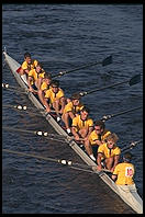 Head of the Charles Regatta, Sunday, October 18, 1998.  From the footbridge to Harvard Business School