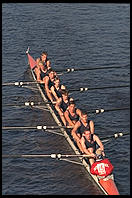 Head of the Charles Regatta, Sunday, October 18, 1998.  From the footbridge to Harvard Business School