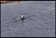 Head of the Charles Regatta, Sunday, October 18, 1998.  From the footbridge to Harvard Business School