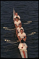 Head of the Charles Regatta, Sunday, October 18, 1998.  From the footbridge to Harvard Business School