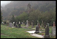 Glendalough, in the Wicklow Mountains south of Dublin, Ireland.