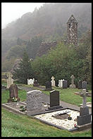 Glendalough, in the Wicklow Mountains south of Dublin, Ireland.