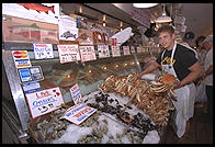 Fish for sale in the Public Market, Seattle, Washington